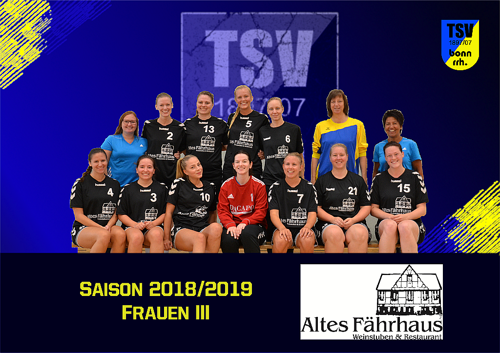 TSV Bonn Damen 3 Manschaftsfoto